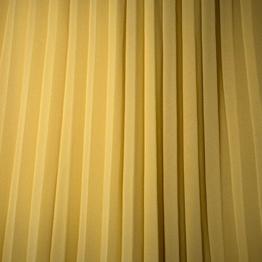 NWT | Women’s Madison A-Line Skirt | Vibrant Yellow | Pleats & Ruffle | Stunning - Picture 10 of 14